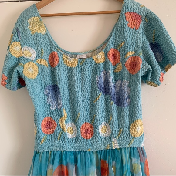 ☀️ Vintage floral dress - Picture 7 of 8